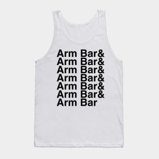 Arm Bar Helvetica List Tank Top